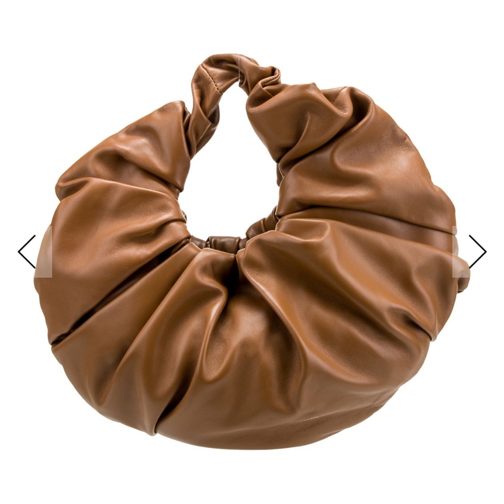 Mansur Gavriel Scrunchi Saddle Brown Bag